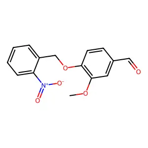 3-Methoxy-4-[(2-nitrobenzyl)oxy]benzaldehyde structure