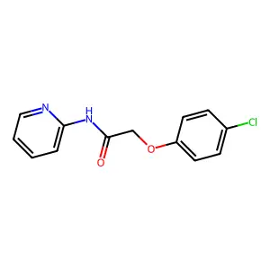2-(4-chlorophenoxy)-N-(pyridin-2-yl)acetamide structure