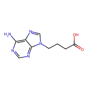 4-(6-amino-9H-purin-9-yl)butanoic acid structure