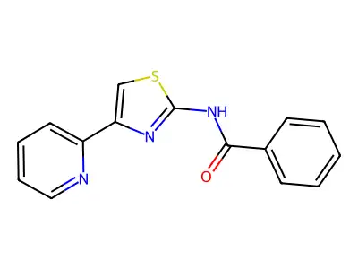 N-(4-Pyridin-2-yl-thiazol-2-yl)-benzamide structure