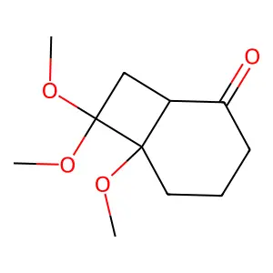 6,7,7-Trimethoxybicyclo[4.2.0]octan-2-one structure