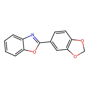 Benzoxazole, 2-(3,4-methylenedioxyphenyl)- structure