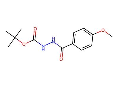 N'-[(tert-butoxy)carbonyl]-4-methoxybenzohydrazide structure
