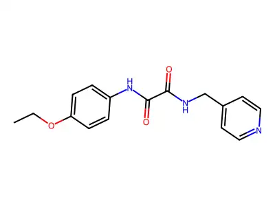 N'-(4-ethoxyphenyl)-N-(pyridin-4-ylmethyl)oxamide structure