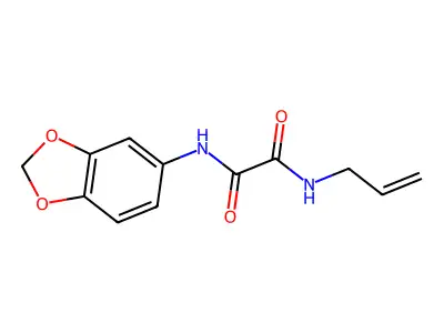 N1-allyl-N2-(benzo[d][1,3]dioxol-5-yl)oxalamide structure