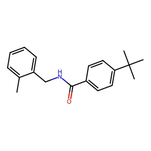 4-tert-butyl-N-(2-methylbenzyl)benzamide structure