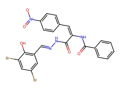 CAS 331646-90-3 - C23H16Br2N4O5 structure