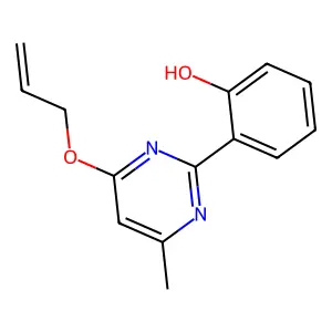 2-(4-(Allyloxy)-6-methylpyrimidin-2-yl)phenol structure