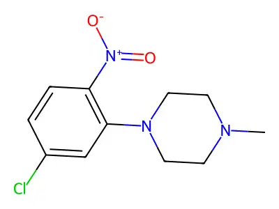 1-(5-Chloro-2-nitrophenyl)-4-methylpiperazine structure