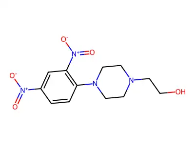 2-[4-(2,4-Dinitrophenyl)piperazin-1-yl]ethanol structure