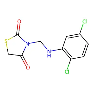 3-[(2,5-Dichloroanilino)methyl]-1,3-thiazolidine-2,4-dione structure