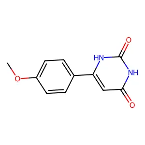 6-(4-Methoxyphenyl)pyrimidine-2,4-diol structure