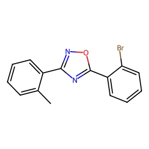 5-(2-Bromophenyl)-3-(2-methylphenyl)-1,2,4-oxadiazole structure