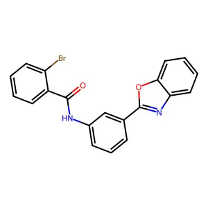 N-[3-(1,3-苯并噁唑-2-基)苯基]-2-溴苯甲酰胺 structure