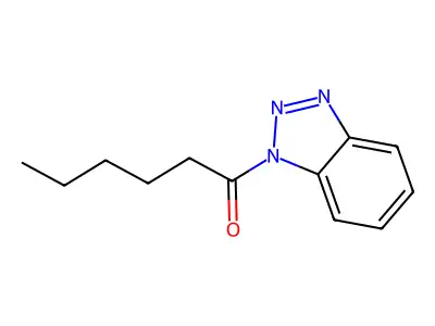 1-(1H-benzo[d][1,2,3]triazol-1-yl)hexan-1-one structure