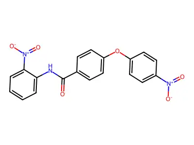 4-(4-nitrophenoxy)-N-(2-nitrophenyl)benzamide structure