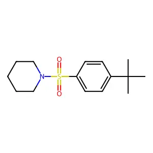 1-[(4-Tert-butylphenyl)sulfonyl]piperidine structure