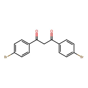 1,3-Propanedione, 1,3-bis(4-bromophenyl)- structure