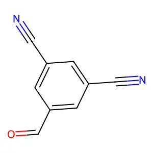5-甲酰基-1,3-苯二甲腈 structure