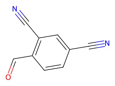 4-Formylisophthalonitrile structure