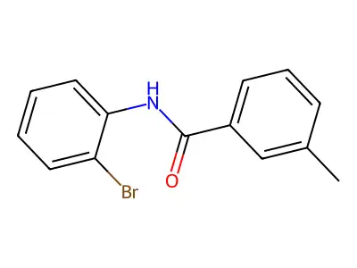 N-(2-bromophenyl)-3-methylbenzamide structure