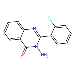 3-Amino-2-(2-fluorophenyl)quinazolin-4(3H)-one structure