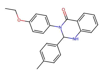 3-(4-Ethoxyphenyl)-2-(4-methylphenyl)-1,2-dihydroquinazolin-4-one structure