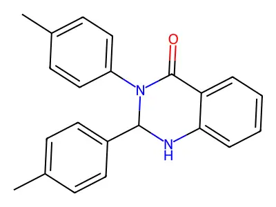 2,3-Bis(4-methylphenyl)-1,2-dihydroquinazolin-4-one structure