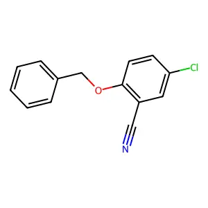 2-(Benzyloxy)-5-chlorobenzonitrile structure