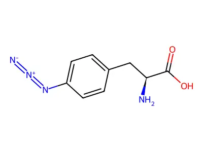 p-Azido-L-phenylalanine structure
