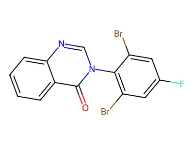 3-(4-Nitro-3-trifluoromethyl-phenyl)-3H-quinazolin-4-one structure