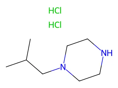 1-Isobutylpiperazine dihydrochloride structure