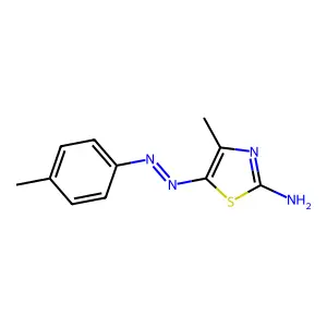 (5E)-4-Methyl-5-[2-(4-methylphenyl)hydrazinylidene]-1,3-thiazol-2(5H)-imine structure