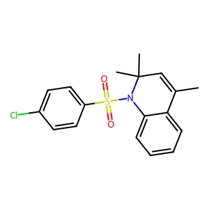 1-[(4-Chlorophenyl)sulfonyl]-2,2,4-trimethyl-1,2-dihydroquinoline structure