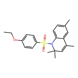 1-[(4-Ethoxyphenyl)sulfonyl]-2,2,4,6-tetramethyl-1,2-dihydroquinoline structure