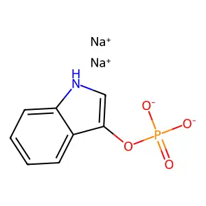 吲哚-3-基磷酸钠 structure