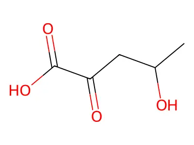 4-羟基-2-氧戊酸 structure
