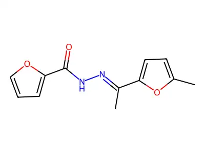 N'-(1-(5-Methylfuran-2-yl)ethylidene)furan-2-carbohydrazide structure