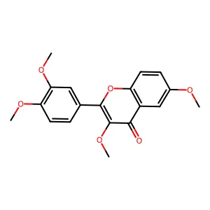 3,6,3',4'-Tetramethoxyflavone structure