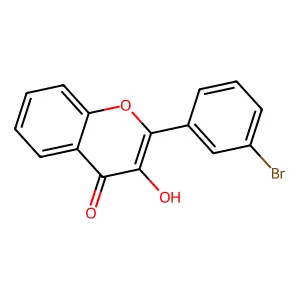 2-(3-Bromophenyl)-3-hydroxy-4H-chromen-4-one structure