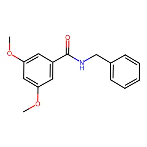 N-benzyl-3,5-dimethoxybenzamide structure