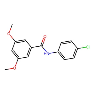 N-(4-chlorophenyl)-3,5-dimethoxybenzamide structure