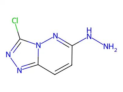 (3-Chloro-[1,2,4]triazolo[4,3-b]pyridazin-6-yl)hydrazine structure