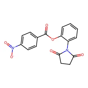 2-(2,5-Dioxopyrrolidin-1-yl)phenyl 4-nitrobenzoate structure