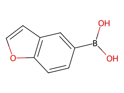 (1-Benzofuran-5-yl)boronic acid structure