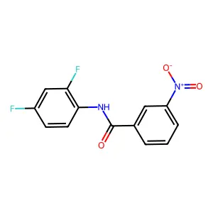 N-(2,4-difluorophenyl)-3-nitrobenzamide structure