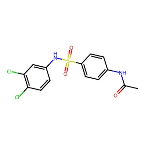 N-[4-[(3,4-dichlorophenyl)sulfamoyl]phenyl]acetamide structure