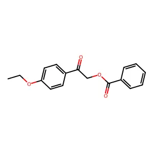 2-(4-Ethoxyphenyl)-2-oxoethyl benzoate structure
