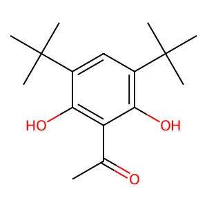 1-(3,5-Ditert-butyl-2,6-dihydroxyphenyl)ethanone structure