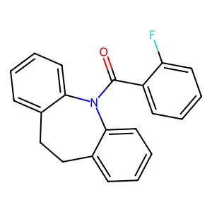 5,6-Dihydrobenzo[b][1]benzazepin-11-yl-(2-fluorophenyl)methanone structure